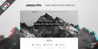 Anaglyph - PSD Template by ThemeStarz