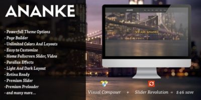 Ananke - One Page Parallax WordPress Theme by OceanThemes