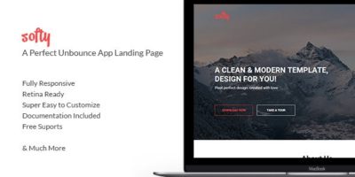 Anchor - App Landing Page by Gleee
