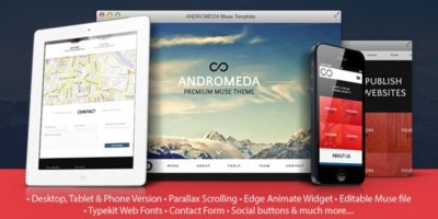 Andromeda Premium Muse Template by clemensposch