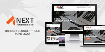 Anext - Responsive Multipurpose Blogger Theme by raintemplates