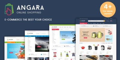 Angara - Organic Sports Store HTML Template by HasTech
