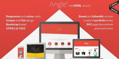 Angle - Flat Responsive Bootstrap Template by oxygenna