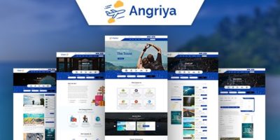 Angriya -  PSD Template for Travel Agent by weblizar