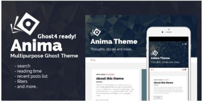 Anima: Multipurpose Ghost Theme by pxThemes