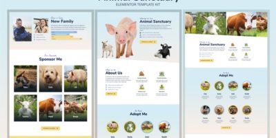 Animal Sanctuary - Non-Profit Template Kit by anarieldesignx