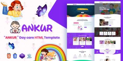 Ankur Day Care HTML Template by andIT_themes