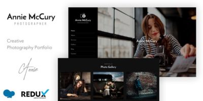Annie - Creative Photography WordPress Theme by webRedox