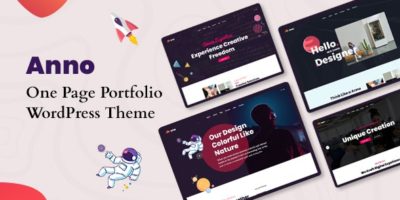 Anno - One Page Portfolio WordPress Theme by SoftHopper