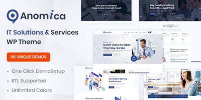 Anomica - IT Solutions and Services WordPress Theme by ThemetechMount