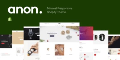 Anon - Minimal Responsive Shopify Theme by CleverSoft