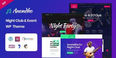 Anondho - Night Club & Event WordPress Theme by shtheme