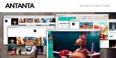 Antanta - Minimalism Portfolio by GoGetLab
