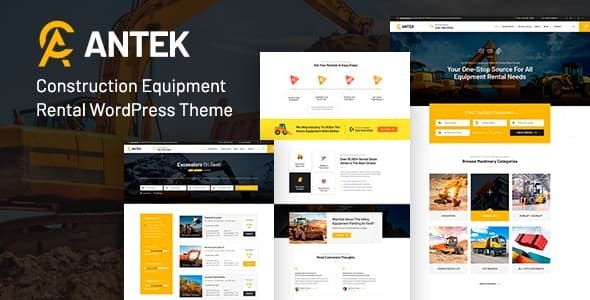 Antek - Construction Equipment Rentals WordPress Theme by park_of_ideas