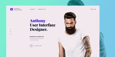 Anthony - Designer Portfolio Landing Template by CodeThemes