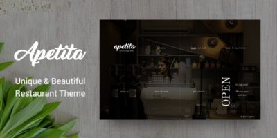 Apetita - WordPress Restaurant Theme by puruno