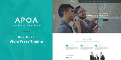 Apoa - Business WordPress Theme by ThemeWisdom