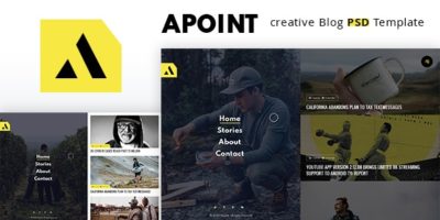 Apoint - Personal Blog PSD Template by ThemeWisdom