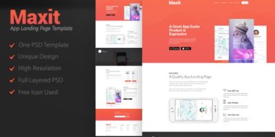 App Landing Page by theme_cafe