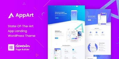 AppArt - Creative WordPress Theme For Apps Saas by DroitThemes
