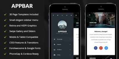 AppBar Mobile by Enabled