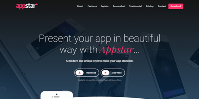 AppStar - App Landing Page by codestarthemes