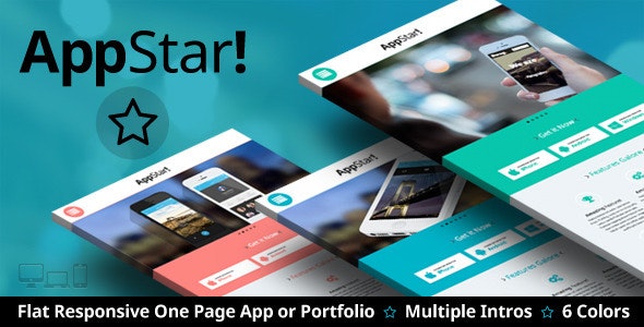 AppStar - One Page Portfolio & App Landing by BeantownThemes