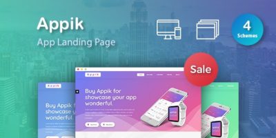 Appik - App Landing Page HTML5 by SpecThemes