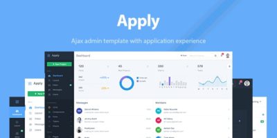 Apply - Web Application & Admin Template by Flatfull
