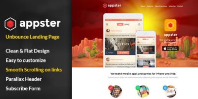 Appster Unbounce Landing Page by nasirwd