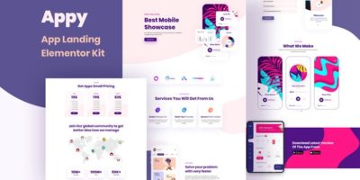 Appy - Sales & Landing Page Template Kit by SoftHopper