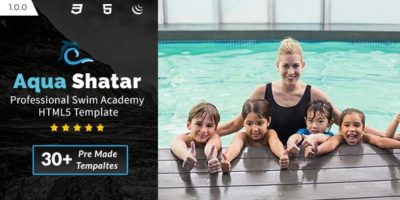 Aqua Shatar - Professional Swim Academy HTML5 Template by xenioushk