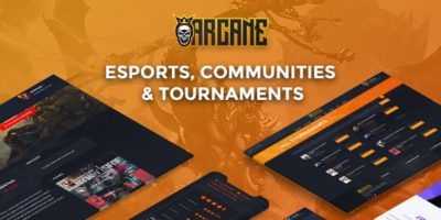 Arcane - The Gaming Community Theme by Skywarrior
