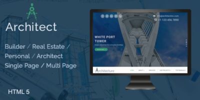 Architect / Builder / Single Property / Personal HTML Template by AccuraThemes