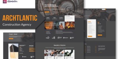 Archtlantic - Construction Agency Elementor Template Kit by Rometheme
