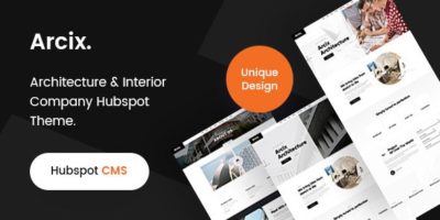 Arcix -Architecture HubSpot theme by wpsection