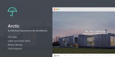 Arctic - Architecture & Creatives WordPress Theme by UmbrellaStudios