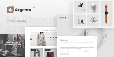 Argenta - Creative Multipurpose WordPress Theme by colabrio