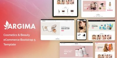 Argima - Cosmetics & Beauty eCommerce Bootstrap 5 Template by HasTech