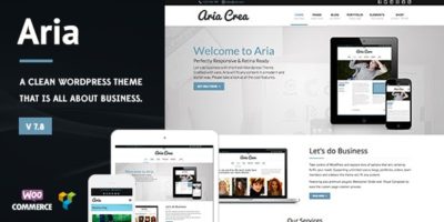 Aria - Pure Business WordPress Theme by Pirenko