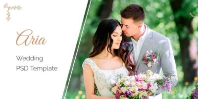 Aria - Wedding PSD Template by NetGon