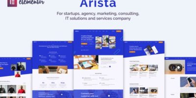 Arista - Multipurpose Business Elementor Template Kit by kreativspace