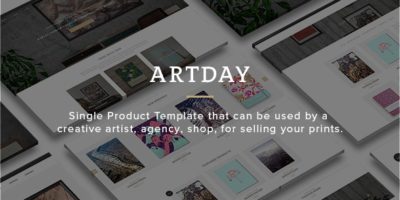 Artday - Creative Shop Template by WossThemes