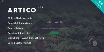 Artico - Responsive Coming Soon Template by ArtTemplate