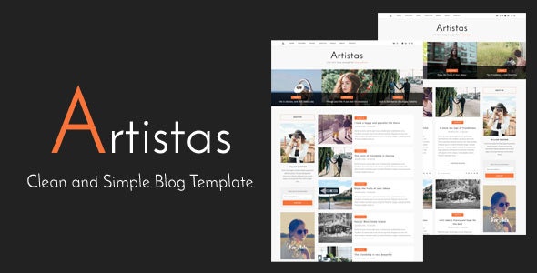 Artistas - Clean and Simple Blog Template by kendythemes