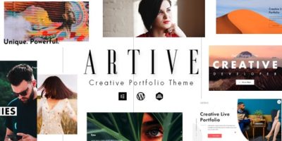 Artive - Creative Portfolio Theme by radiantthemes