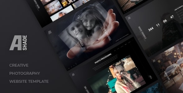 Ashade - Photography HTML Template by shadow-themes