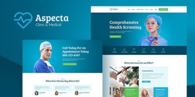 Aspecta - Clinic & Medical Muse Template by zmistthemes