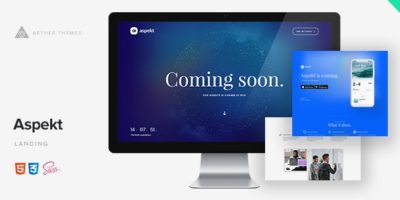 Aspekt - Creative Launching Page by Aether-Themes