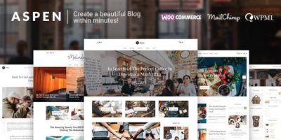 Aspen - WordPress Blog Theme by ShapingRain